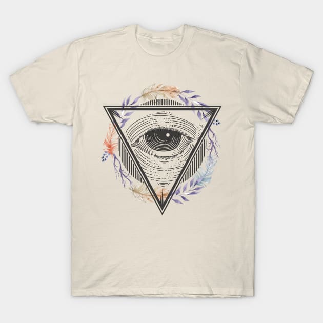 Boho Eye Art T-Shirt by BWXshirts